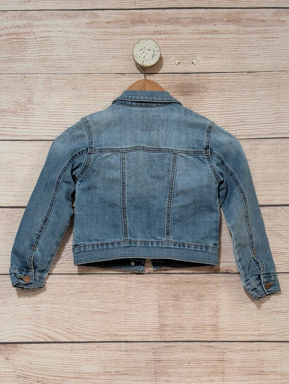 Old Navy Girls Blue Denim Jacket Small 6-7